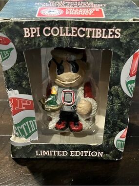 BPI Collectibles Ohio State Brutus Ornament in box